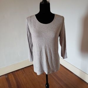 Size 1 grey Weekends by Chico's knit tunic